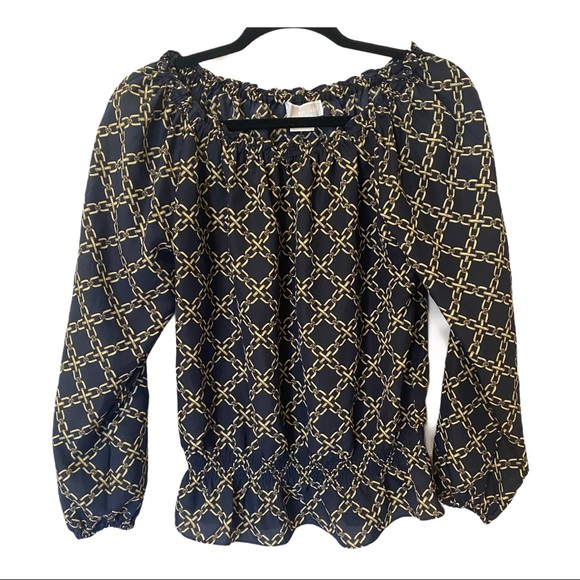 MICHAEL Michael Kors Tops - Michael Kors Chain Link Blouse (SP)